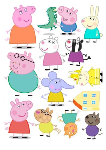 Peppa pig edible - 🍰peppa,