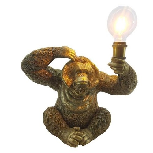 Monkey lamp large quirky - lamp, light