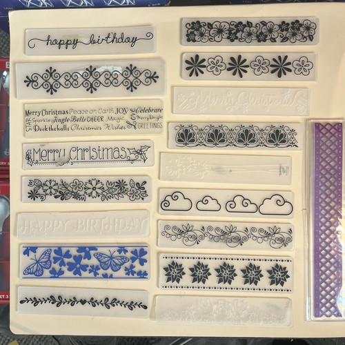 Lot embossing folders - lot, of