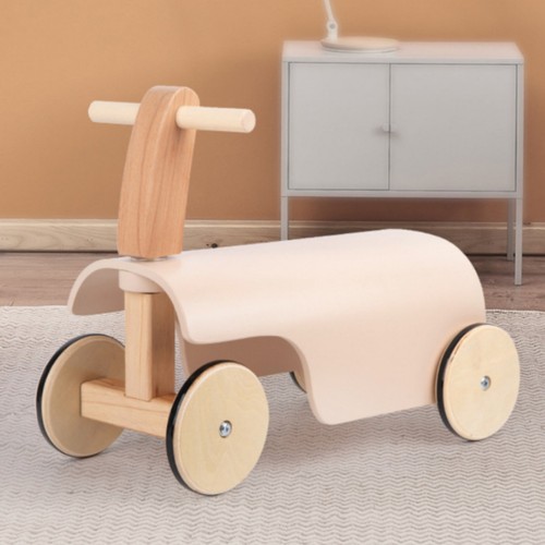 Wooden balance bike indoor - wooden,