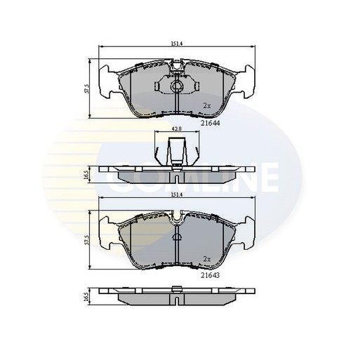 Brake pads set - for, 3