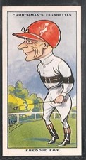 CHURCHMAN, Sporting Celebrities, F FOX, HORSE RACING (GB), No.39, VG/Ex, 1931