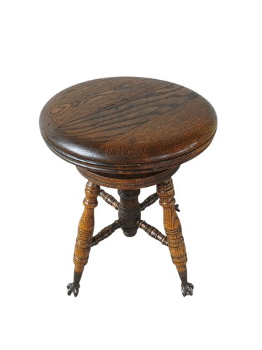 Antique oak swivel - antique,