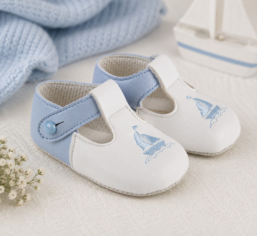 Baypods baby boys white - boys, white/sky