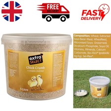 5L Chick Starter Feed Tub - Complete Nutrition for Chicks and Ducklings