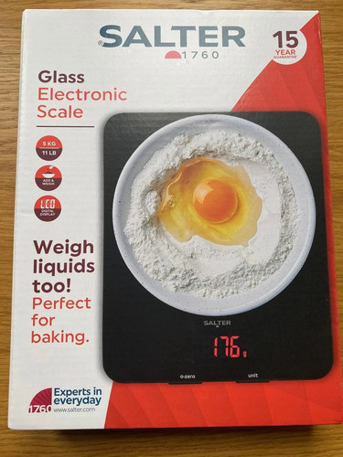 Salter glass electronic scale - electronic,