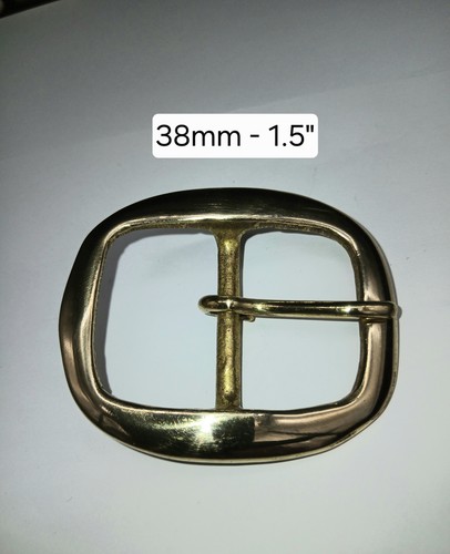 Solid brass buckle - swage,