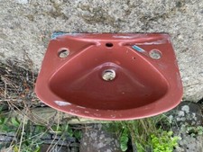 Armitage Shanks, Dorex Cloak Basin, 365mm, 2 tap, in Romany Red 