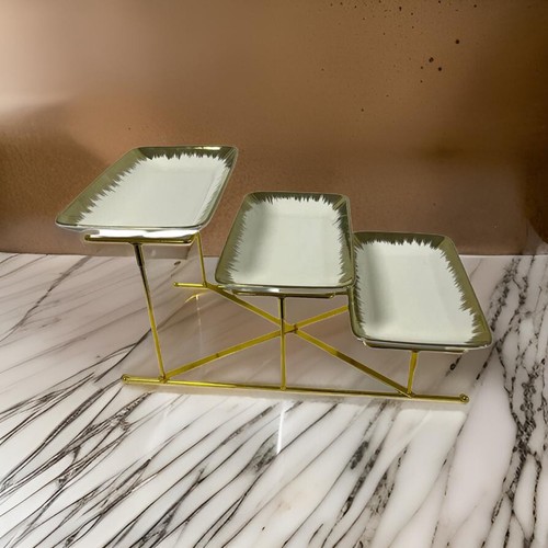 Tier serving set platters - set,