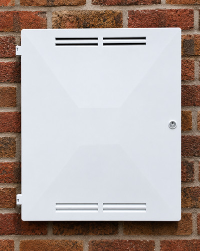Gas meter box door - gas, new
