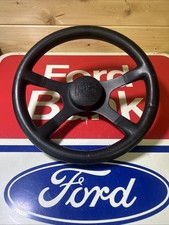 Ford RS Four Spoke Black Leather Steering Wheel