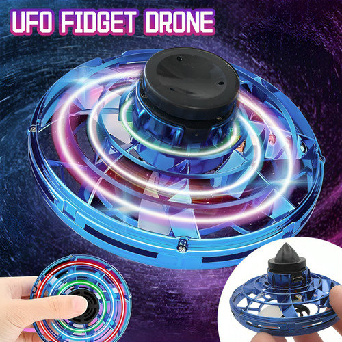 Led flying ufo - flying, spinner