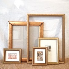 5 X Vintage Gold Ornate