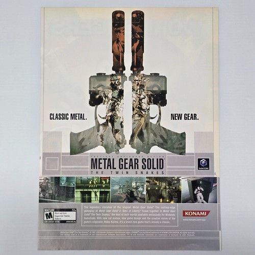 Metal gear solid twin snakes - metal,