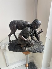 Bronzed Ornament Deer Reindeer