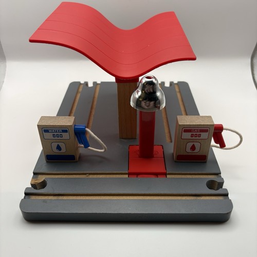 Wooden train track engine - wooden,
