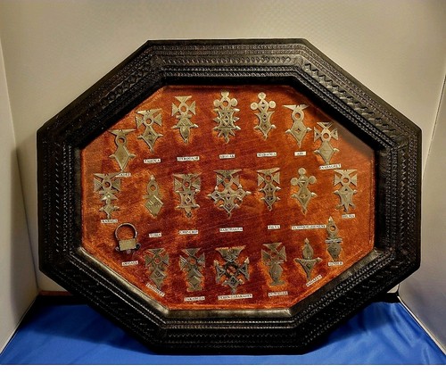 Collection hand tooled tin - of,