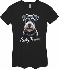 Cesky Terrier Ladies T Shirt