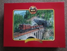 LGB 29452 RHB GRAVEL TRAIN COLLECTORS SET G SCALE - BOXED - ENGINE & 3 WAGONS