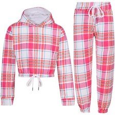 Kids Girls Tracksuit Gym