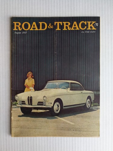 Road track august 1957 - &,