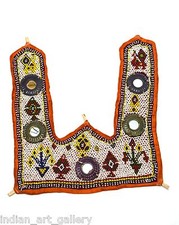 Vintage Hand Embroidery Work Rare Kutch Heavy Beaded Wall Hanging Décor. i17-8