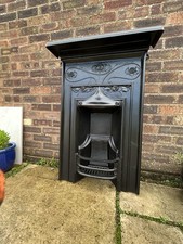 art neuvo Cast Iron Fireplace