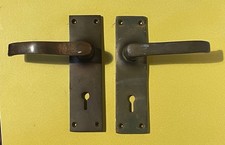 VINTAGE OLD SCHOOL BRASS DOOR