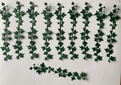Ivy die cut shapes - die, for