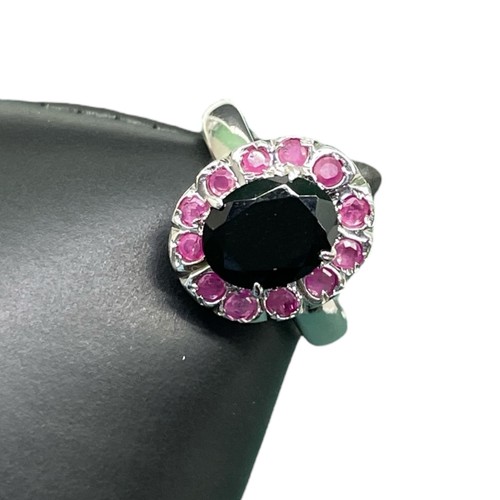 Natural onyx ruby - natural, ring