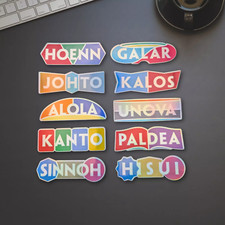 Pokemon binder stickers - binder,