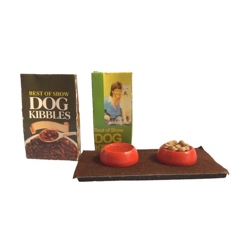 Dolls house dog food and - dolls,