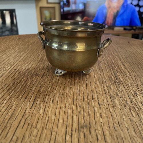 Antique brass jardinière - antique,