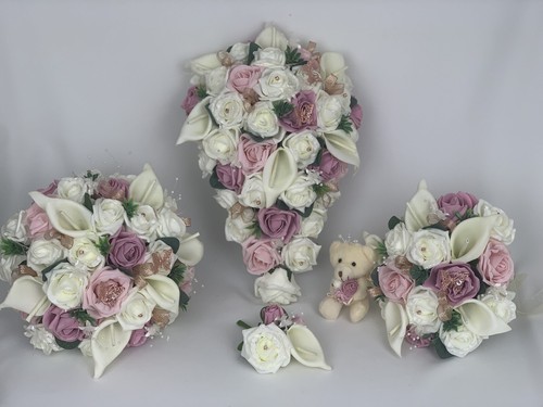 Wedding bouquets flowers - bouquets, ivory