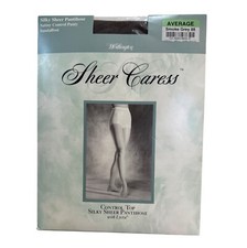 Sheer caress control top silk - caress,
