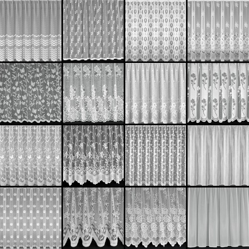 White net lace - net, curtains