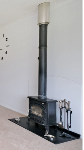 Cast iron wood - wood, burning