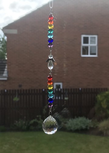 Crystal rainbow suncatcher - rainbow,