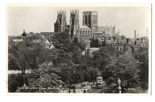 Vintage york minster postcard - vintage,