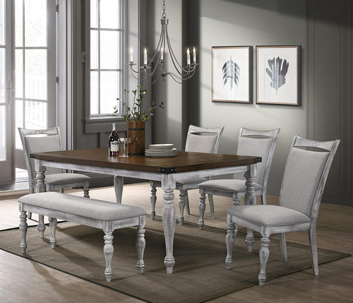 Rustic white oak 6 - rustic, 6-piece