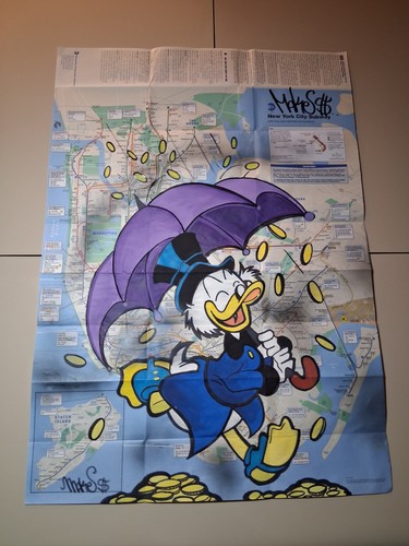 Scrooge mcduck mta subway - scrooge,