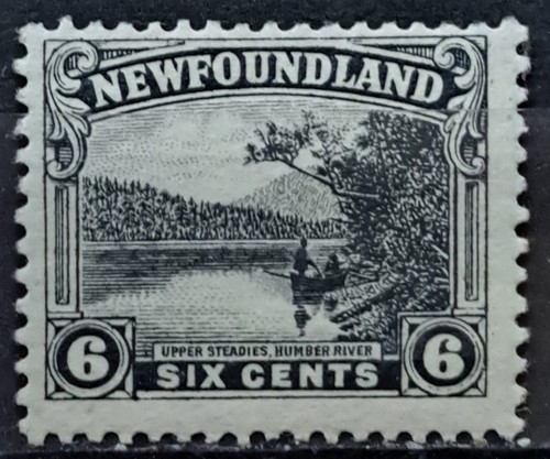 Newfoundland 1923 slate - 6c,