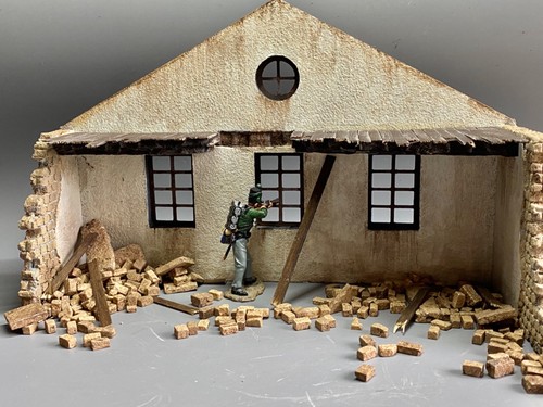 Diorama facade toy soldier - diorama,