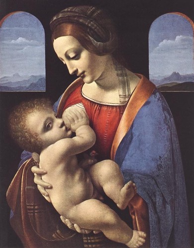 Madonna litta eur vintage art - madonna,