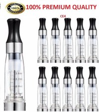 10 E CIG CE4 CIGARETTE ATOMISER ATOMIZER CLEAROMIZERS CLEAROMISER VAPE.TANK. EGO