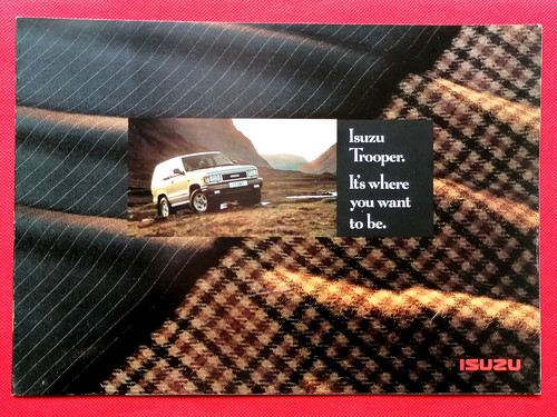 1991 isuzu trooper - 1991-93, sales