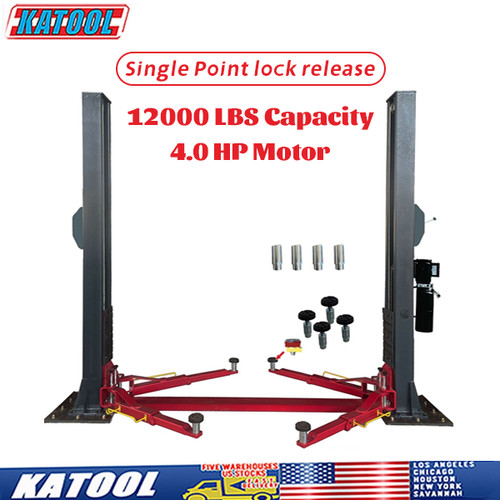 Two post lift 0hp 12000 - 4.0hp, lbs