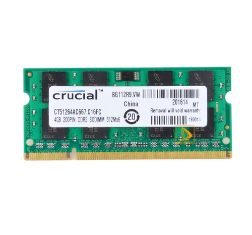 Crucial 4gb 2rx8 pc2 5300s - 2rx8, pc2-5300s