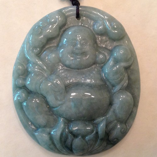 Carved certified fine jade - ~,