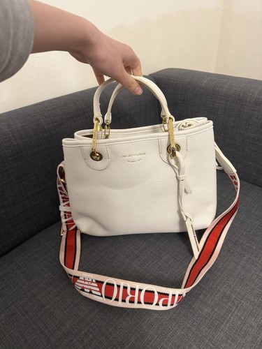 Emporio armani leather tote - armani,
